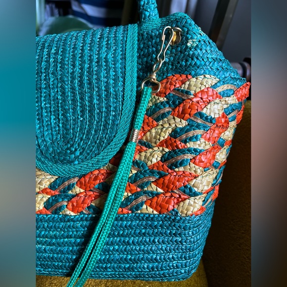 Incredible vintage straw purse - Picture 14 of 14